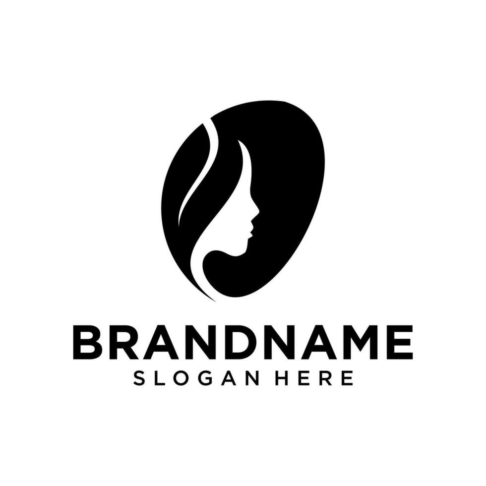 woman logo design inspiration vector