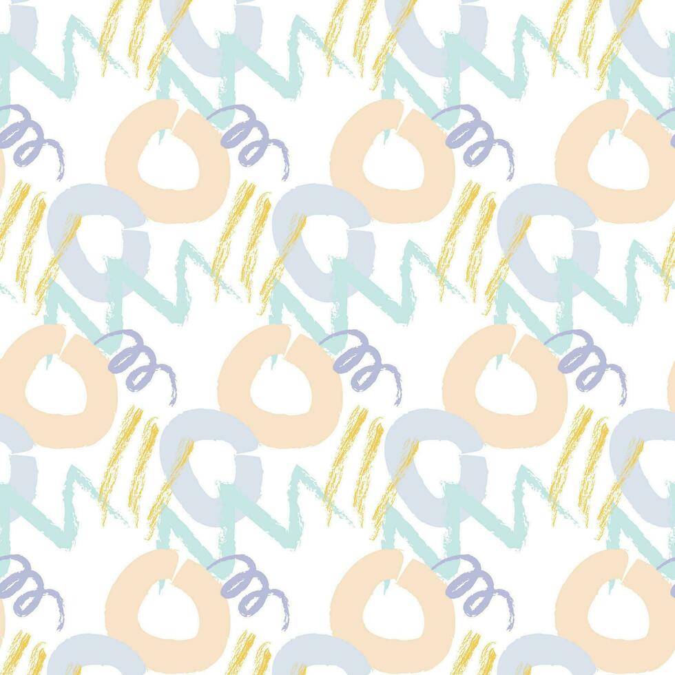 hand painted abstract painting pattern design vector