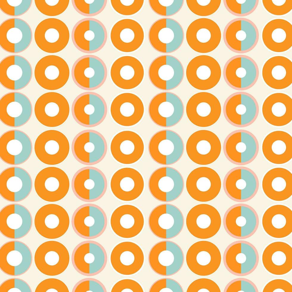 Geometric Ellipse Patterns vector