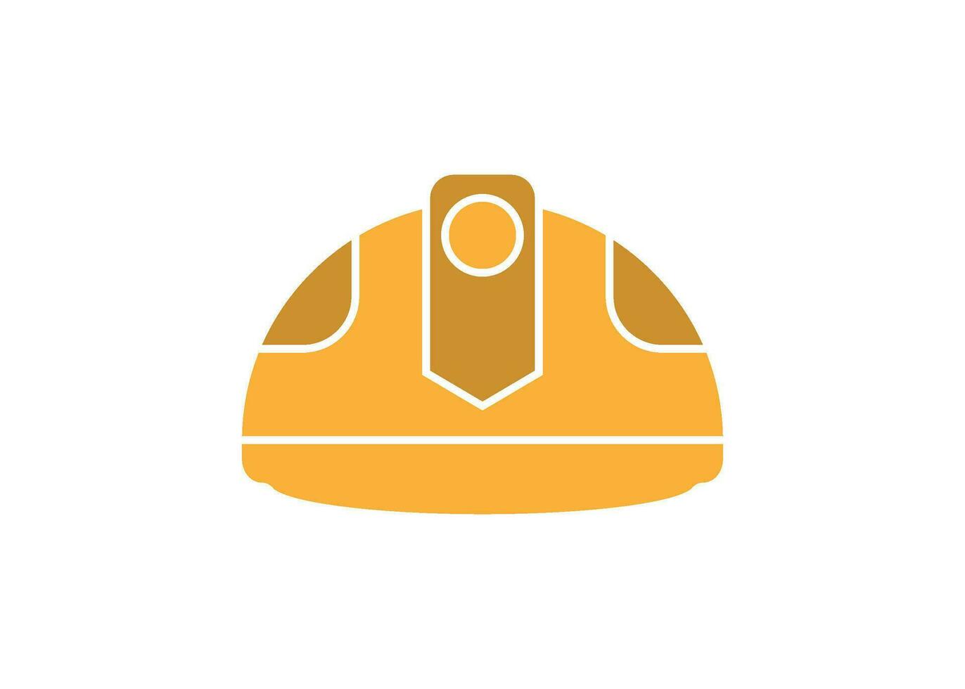 Construction helmet icon clipart design template isolated vector