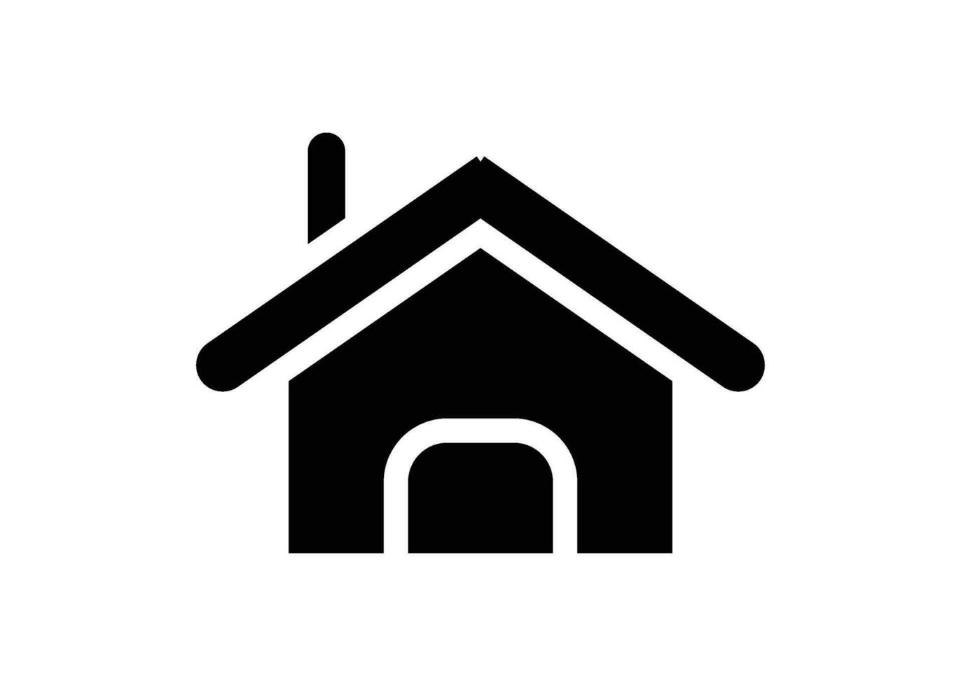 House icon clipart design template isolated vector