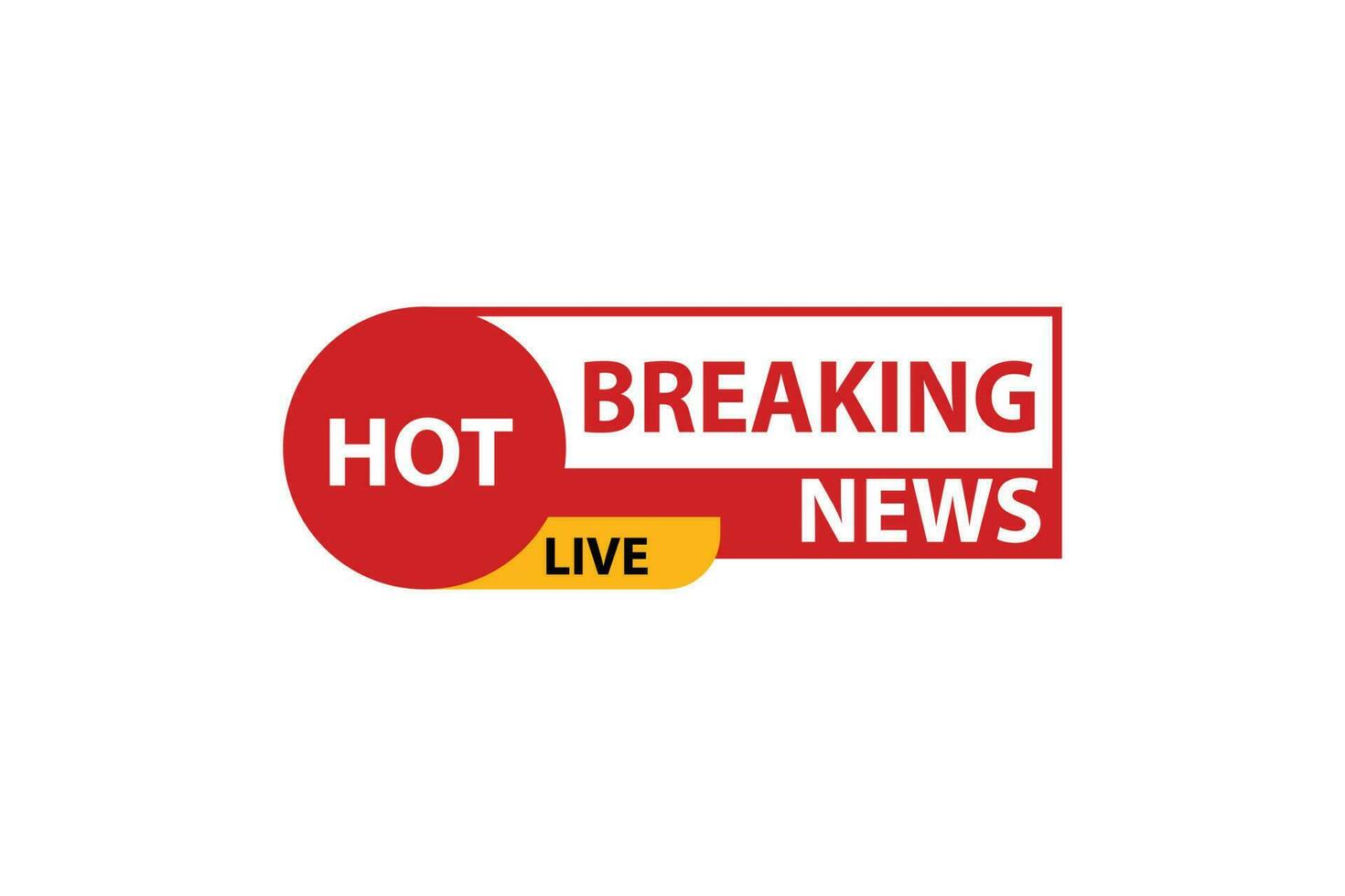 breaking news vector icon illustration, logo design