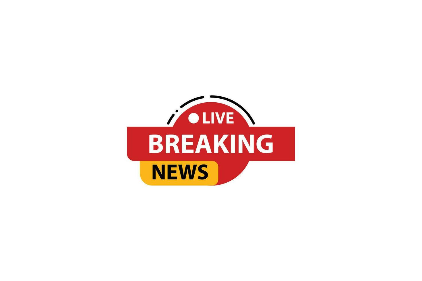 breaking news vector icon illustration, logo design