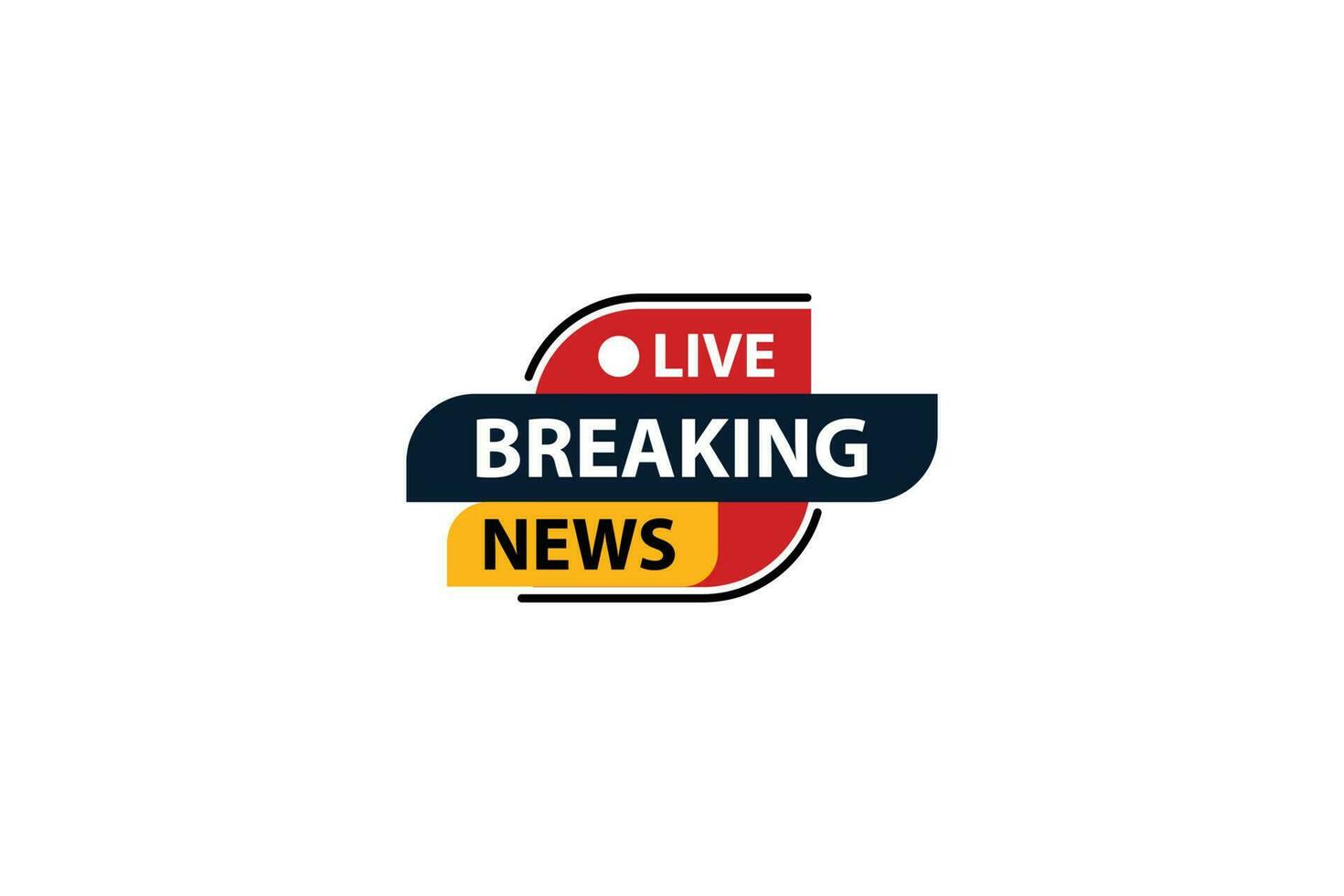 breaking news vector icon illustration, logo design