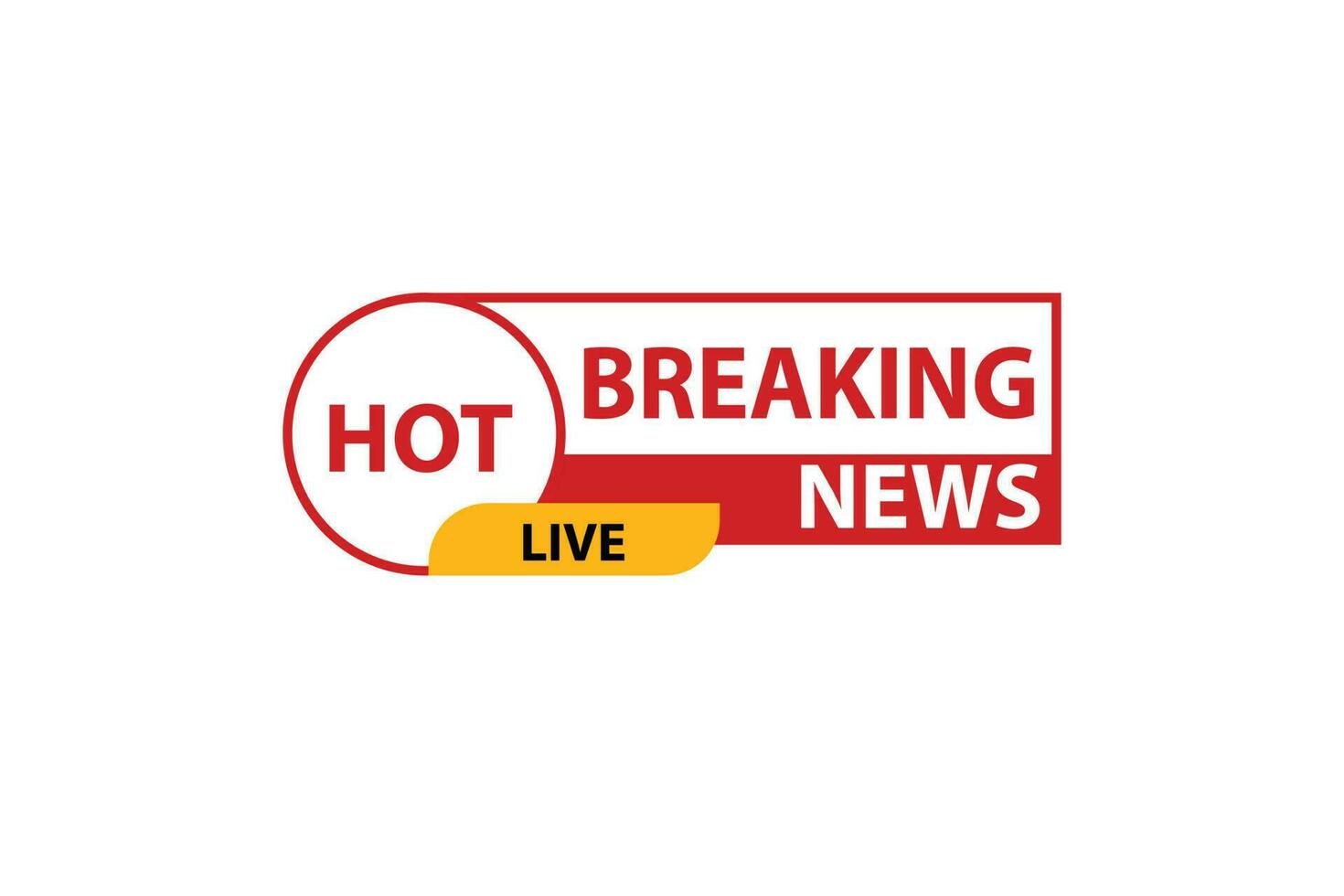 breaking news vector icon illustration, logo design