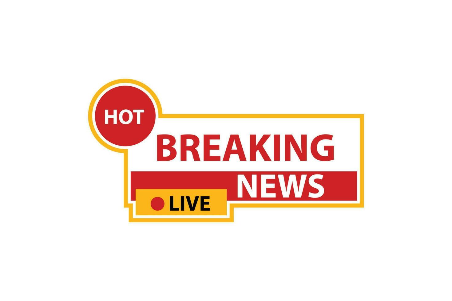 breaking news vector icon illustration, logo design