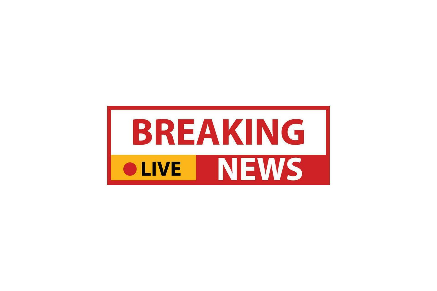 breaking news vector icon illustration, logo design