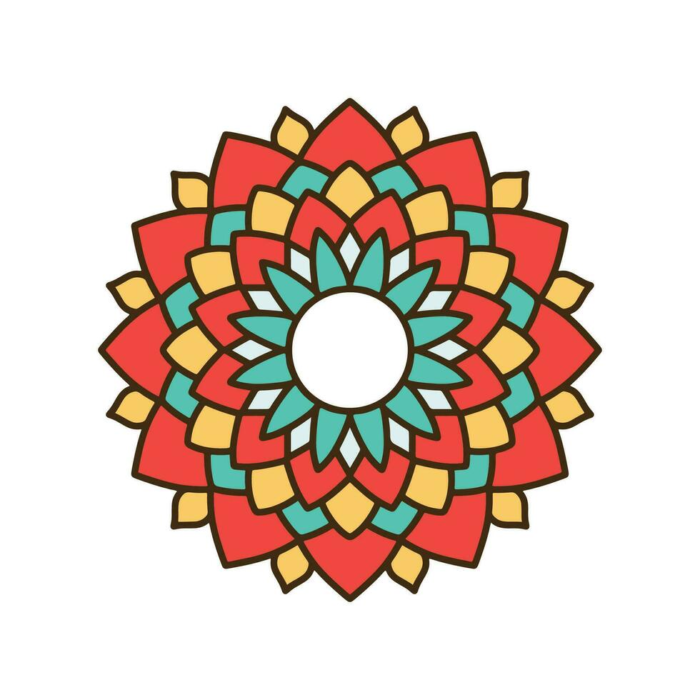 Circular pattern in form of mandala. Oriental pattern, vector illustration. Islam, Arabic, Indian, turkish, pakistan, chinese, ottoman motifs