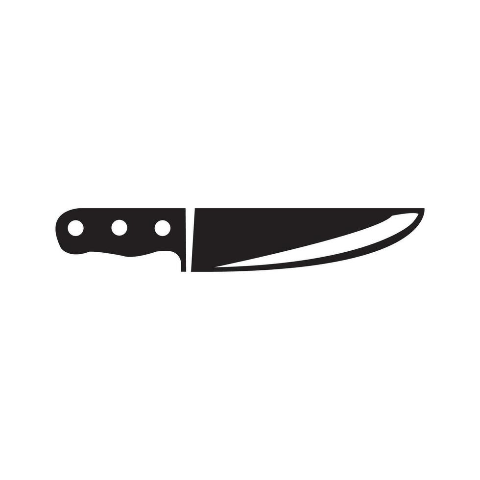 cuchillo icono ,cocinando vector logo modelo