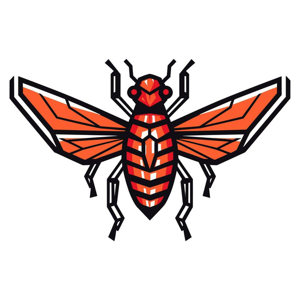 Exquisite hand-drawn insect illustrations for logo designs that blend artistry and nature. Evocative, intricate, and visually captivating vector