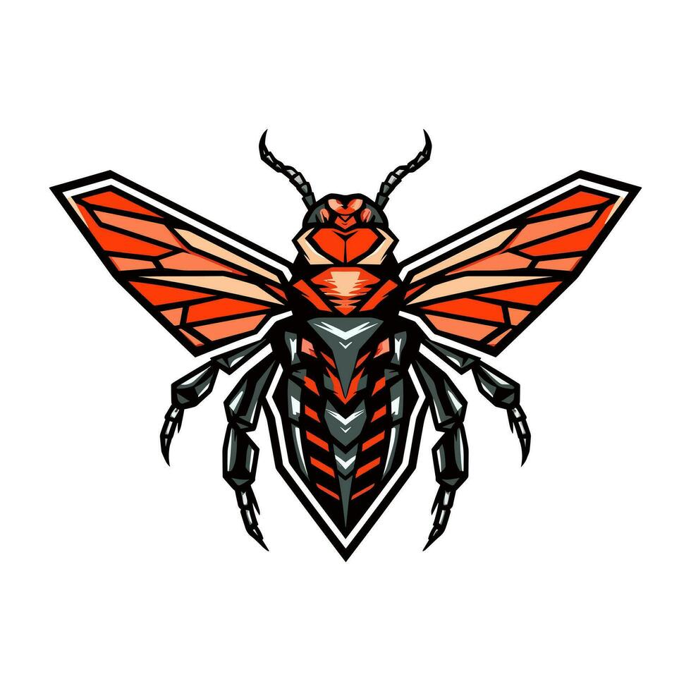 intrincado insecto ilustraciones en dibujado a mano estilo, Perfecto para cautivador logo diseños inspirado en la naturaleza, único, y visualmente sorprendentes vector