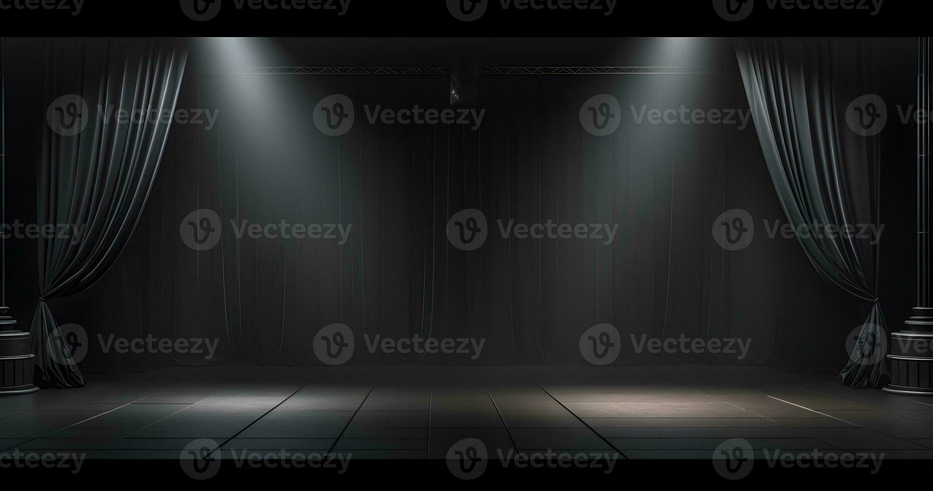 Dark Pedestals Podium for product presentation geometrical shapes photo