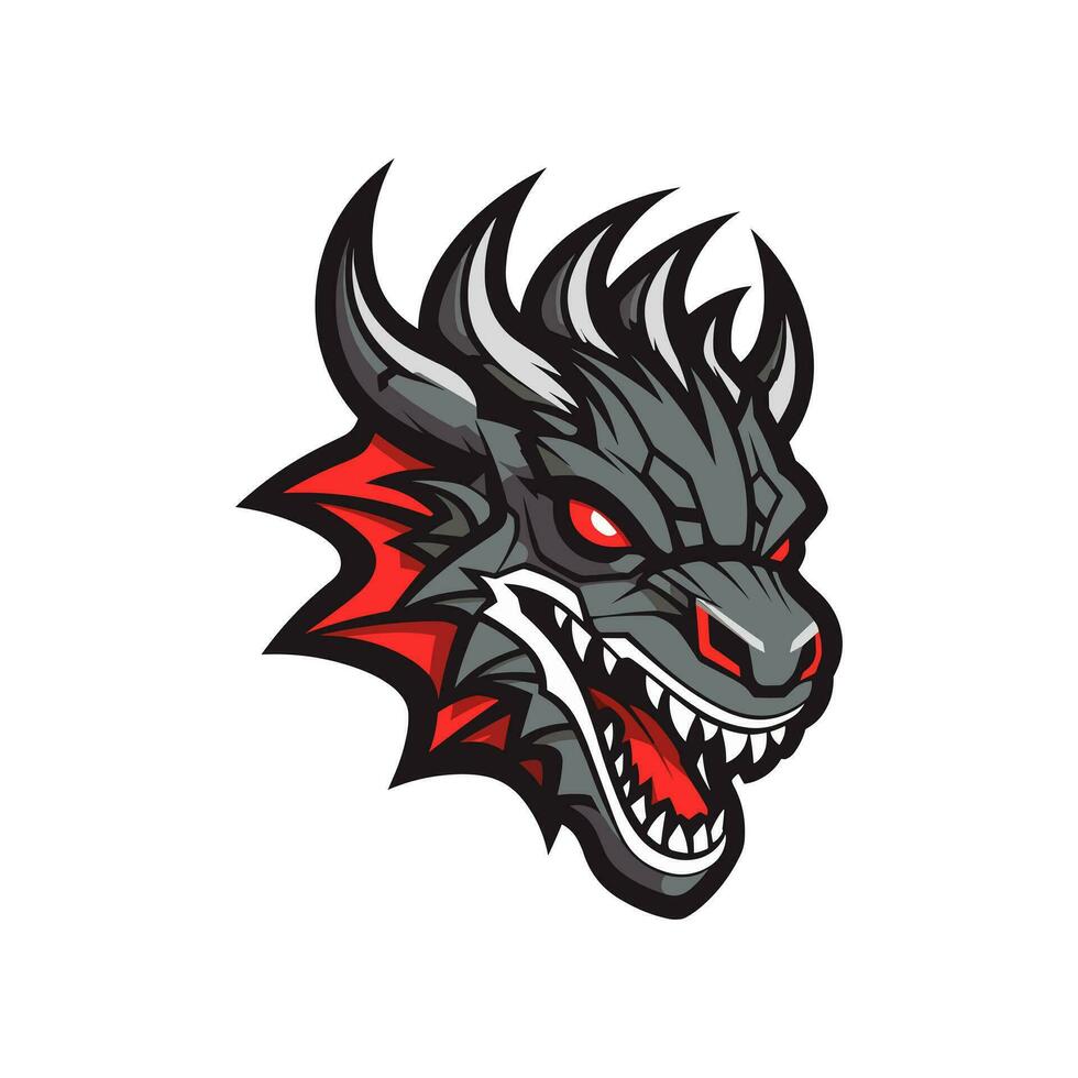 dragon mascot logo vector clip art illustration 25918488 Vector Art at ...