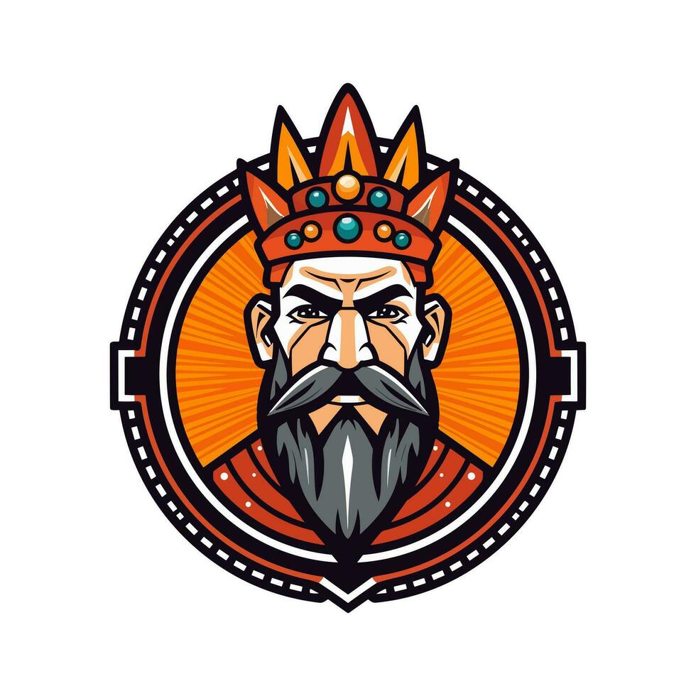 A powerful and dynamic Viking head vector clip art illustration, with a fierce expression and intricate helmet, guaranteed to add impact to your designs and captivate attention