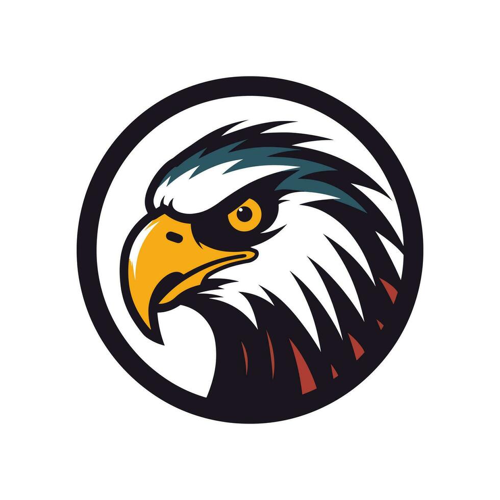 Eagle logo vector clip art illustration