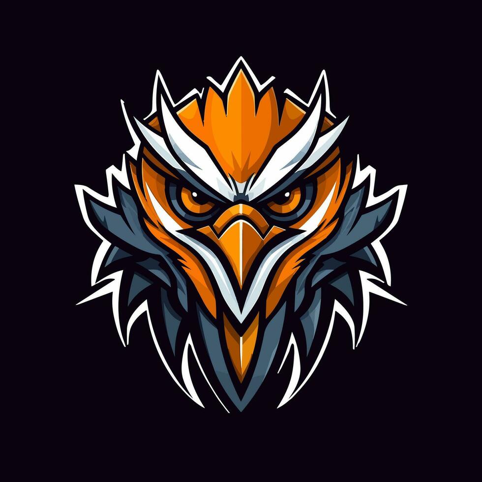 Eagle logo vector clip art illustration