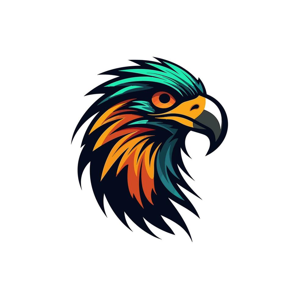 Eagle logo vector clip art illustration