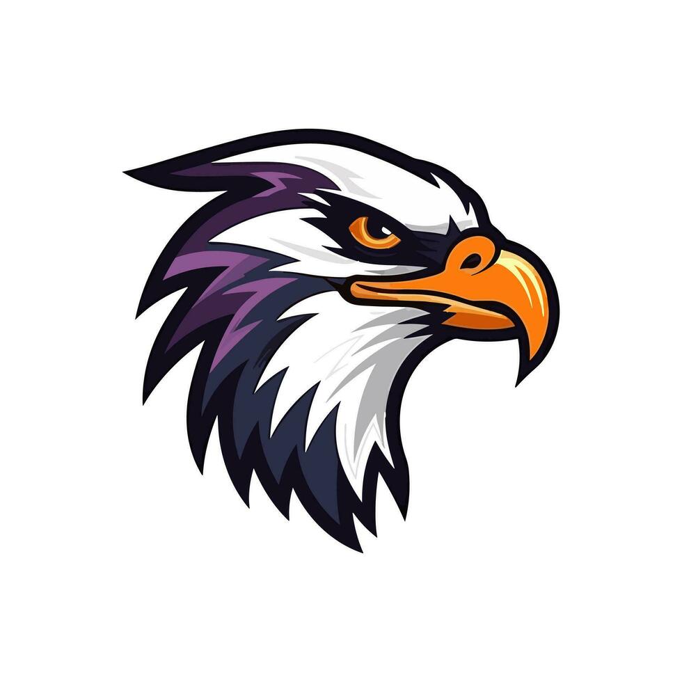 Eagle logo vector clip art illustration