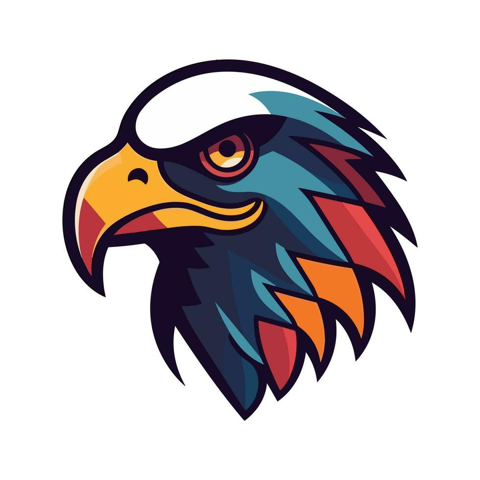 Eagle logo vector clip art illustration