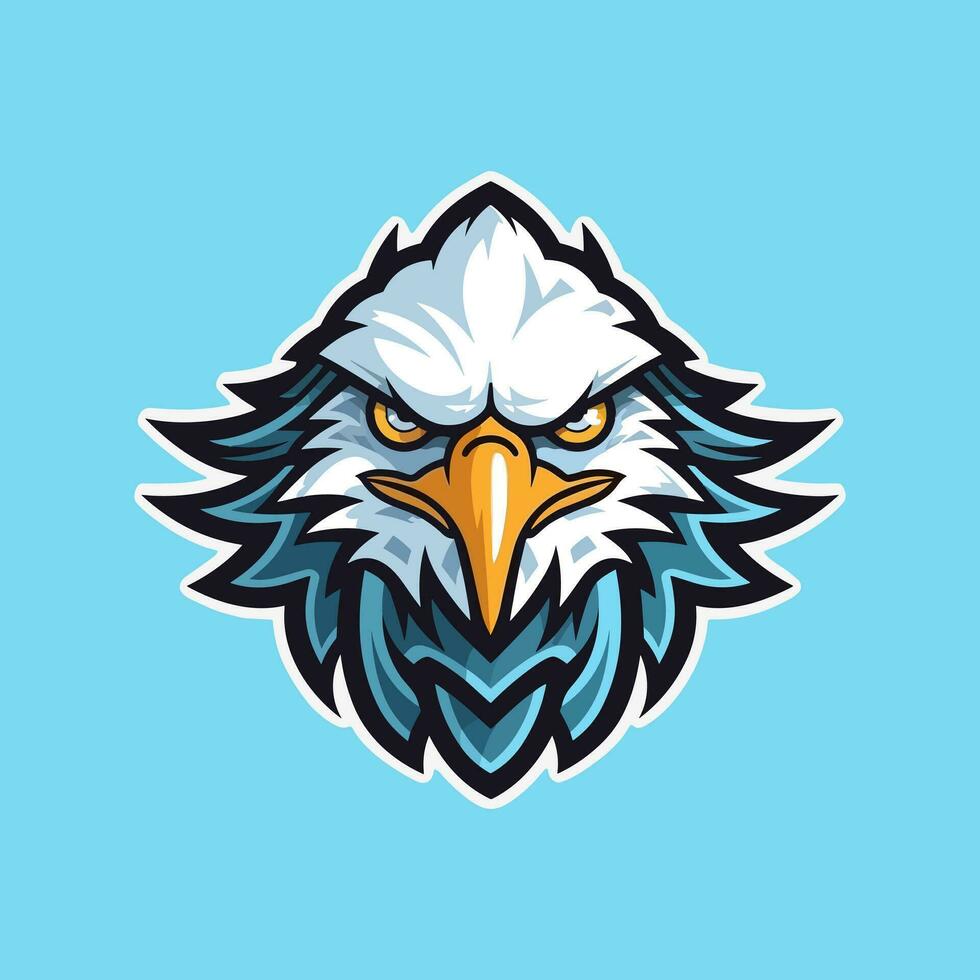 Eagle logo vector clip art illustration