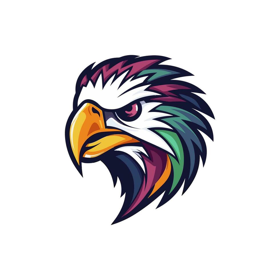 Eagle logo vector clip art illustration