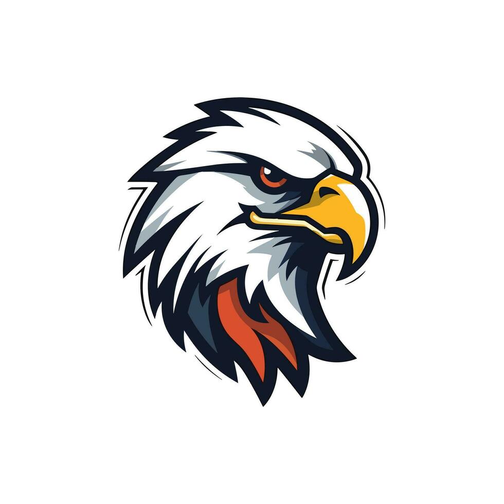 Eagle logo vector clip art illustration