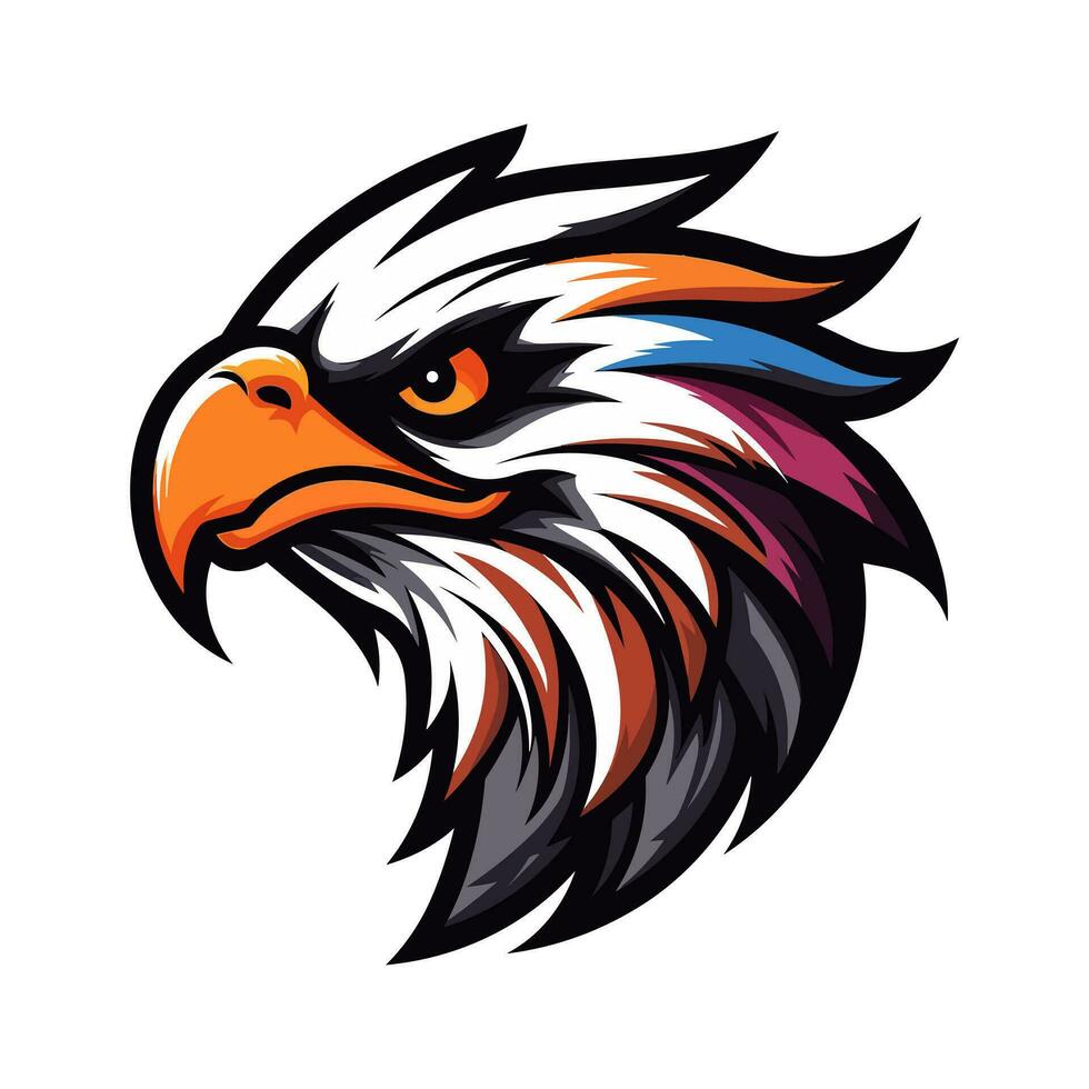 águila logo vector acortar Arte ilustración