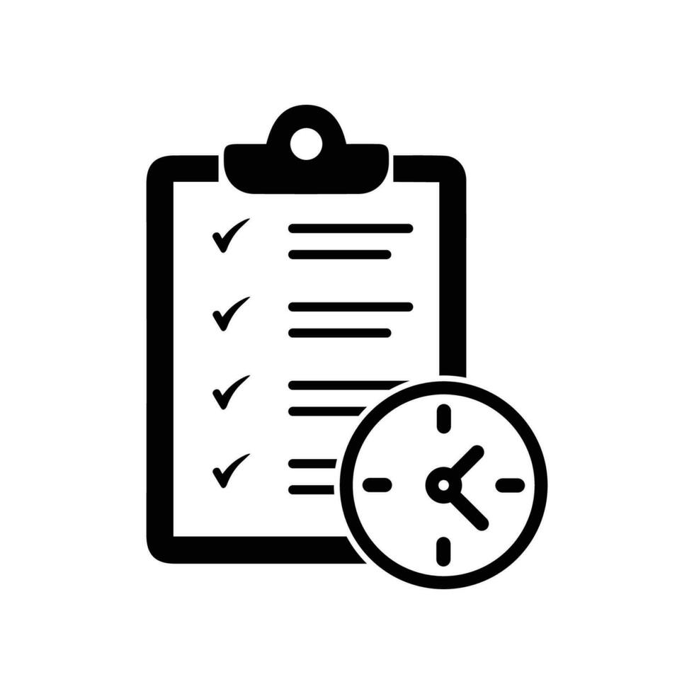 Deadline icon vector image. Can also be used for Project Management. Suitable for mobile applications, web applications and print media.
