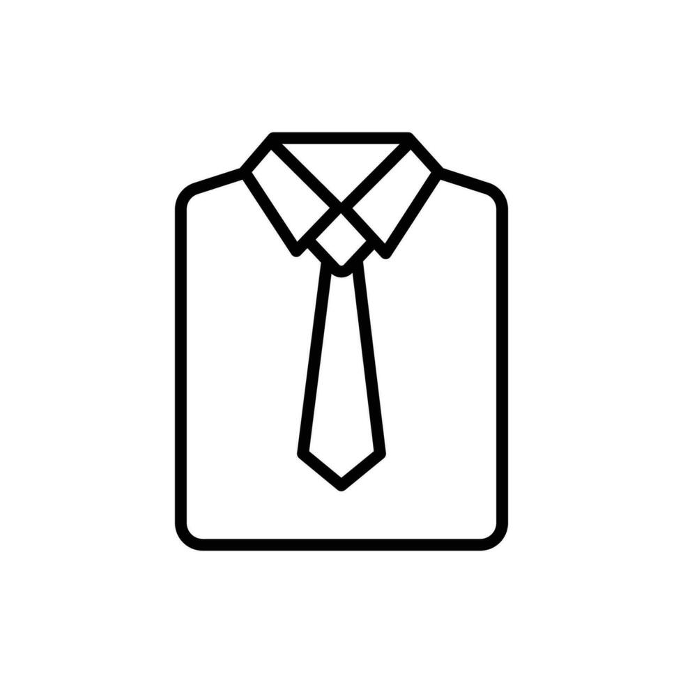 tie with color line black icon vector