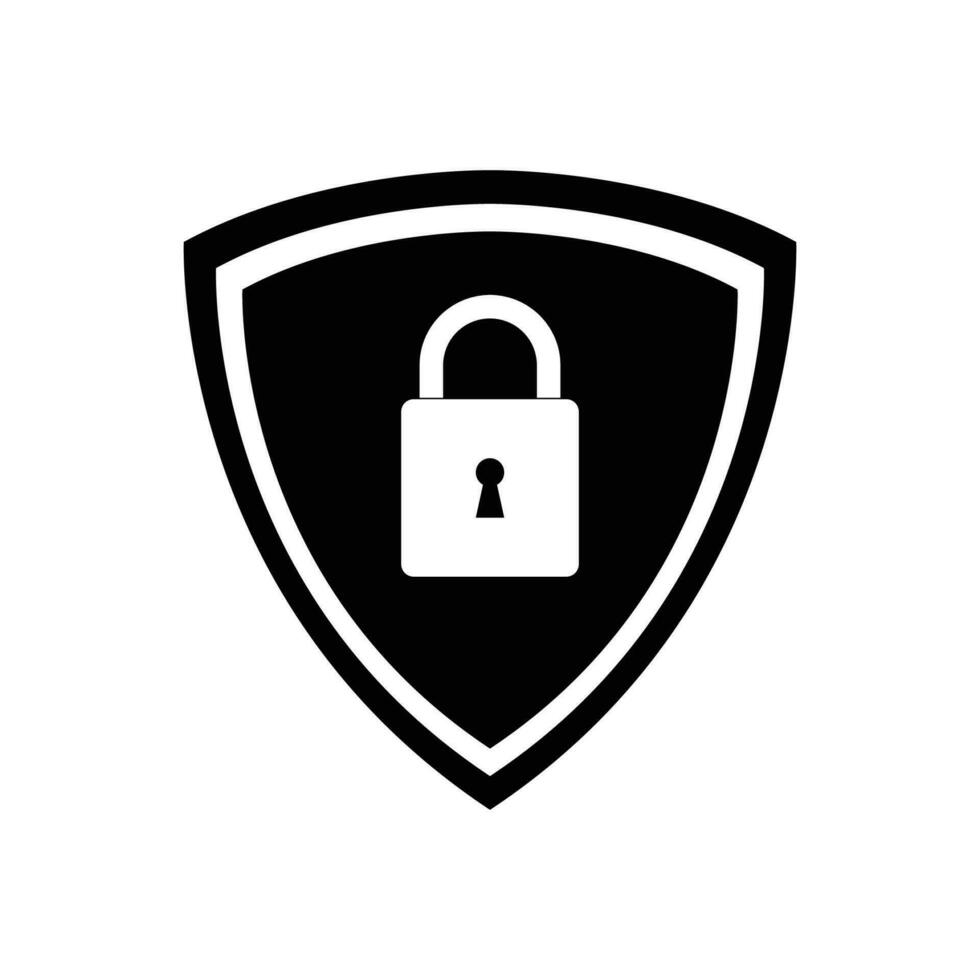 Security icon in flat style. Shield security symbol for your web site design, logo, app, UI Vector EPS 10.