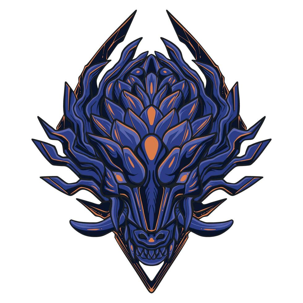 Dragon illustration art vector