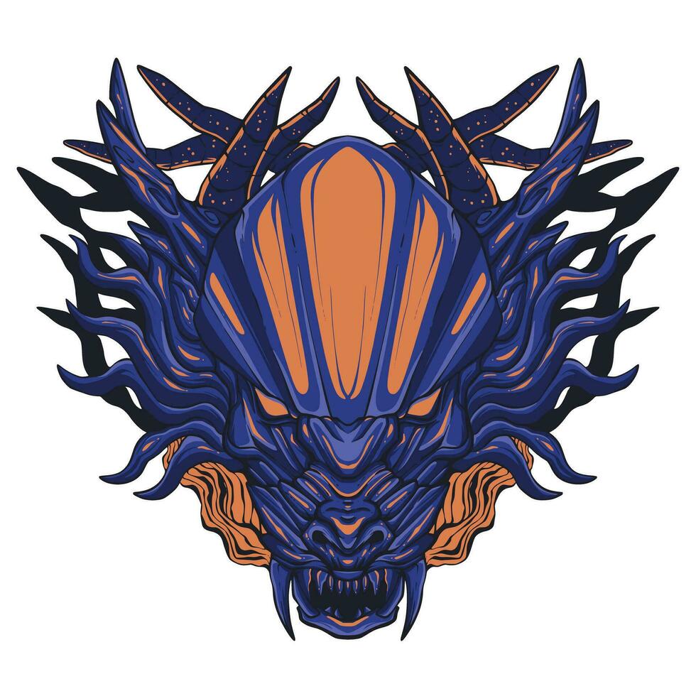 Dragon illustration art vector