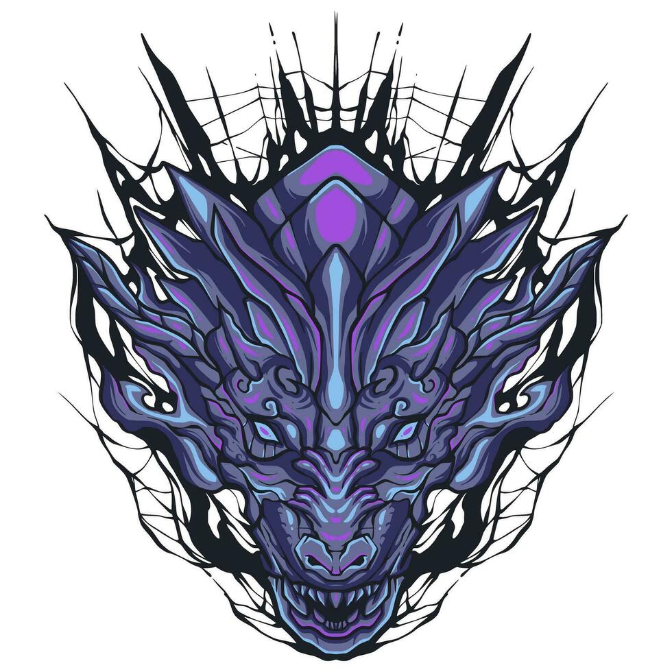 Dragon illustration art vector