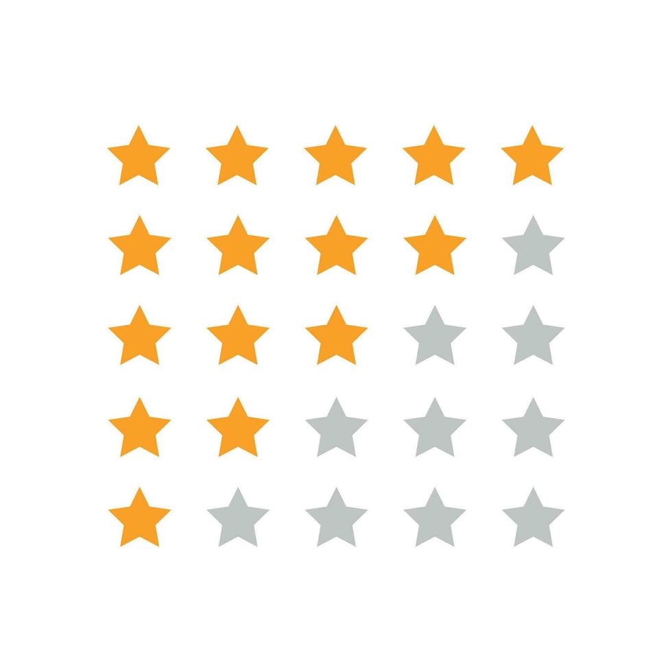 Customer review business concept. Stars rank vector illustration. Rating feedback product.