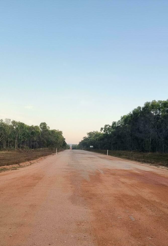 Outback Road, Australia photo