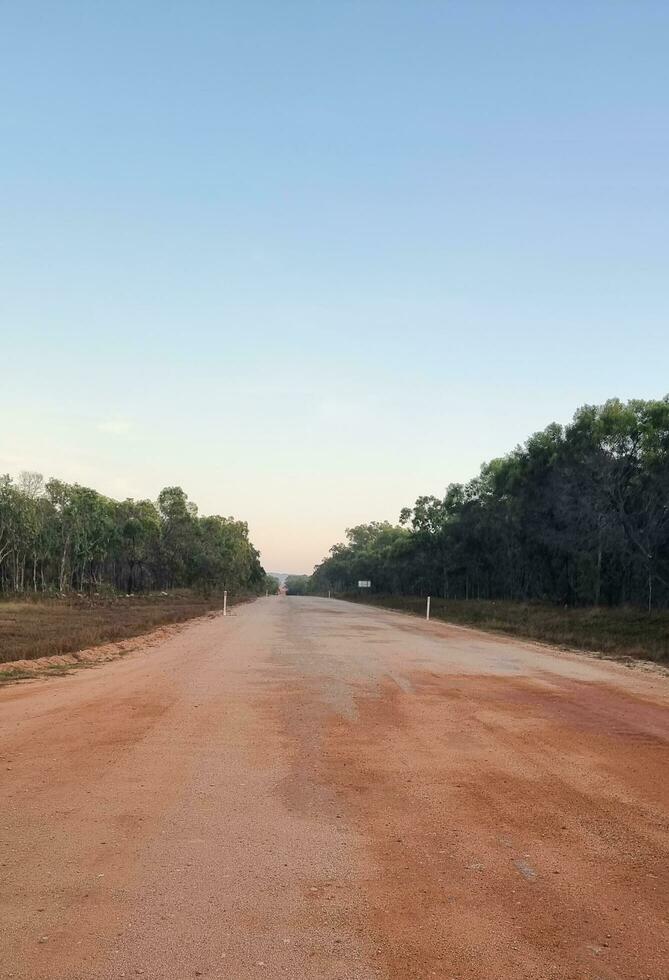 Afuera camino, Australia foto