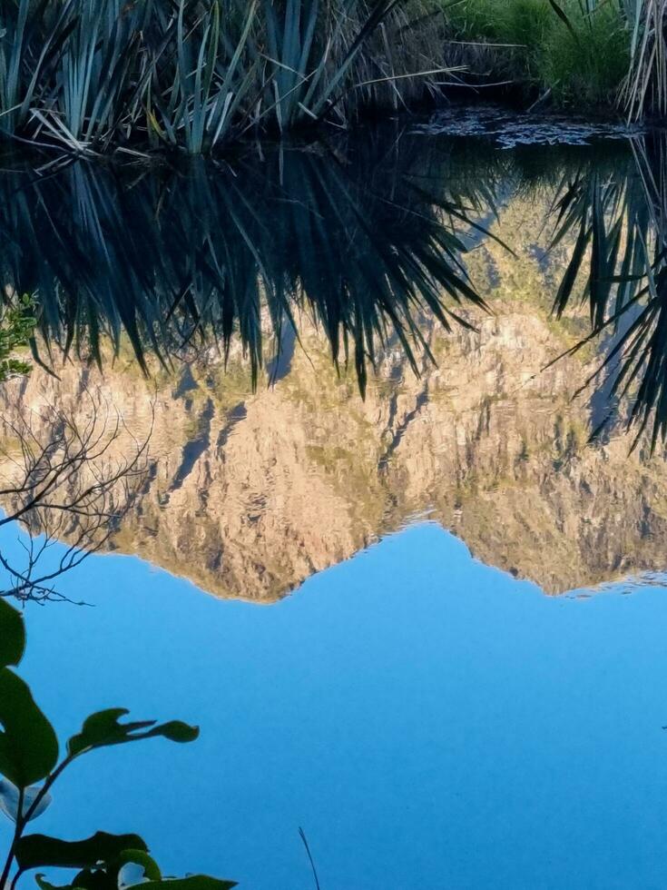 Mirror Lakes, Southland, New Zealand photo