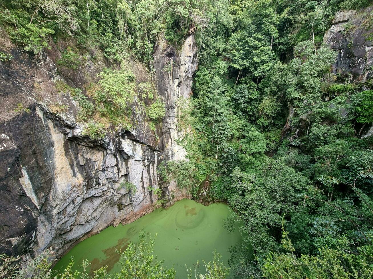 Hypipamee Crater in Queensland, Australia photo