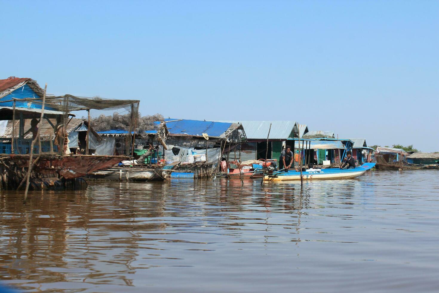 tonle savia lago, Camboya foto