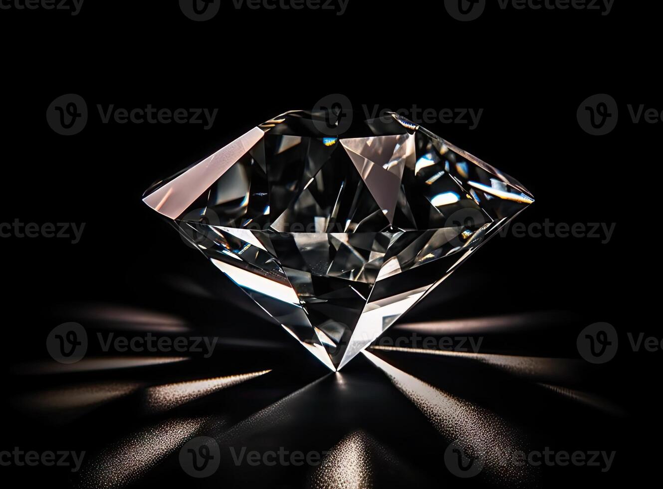 diamond created with technology photo