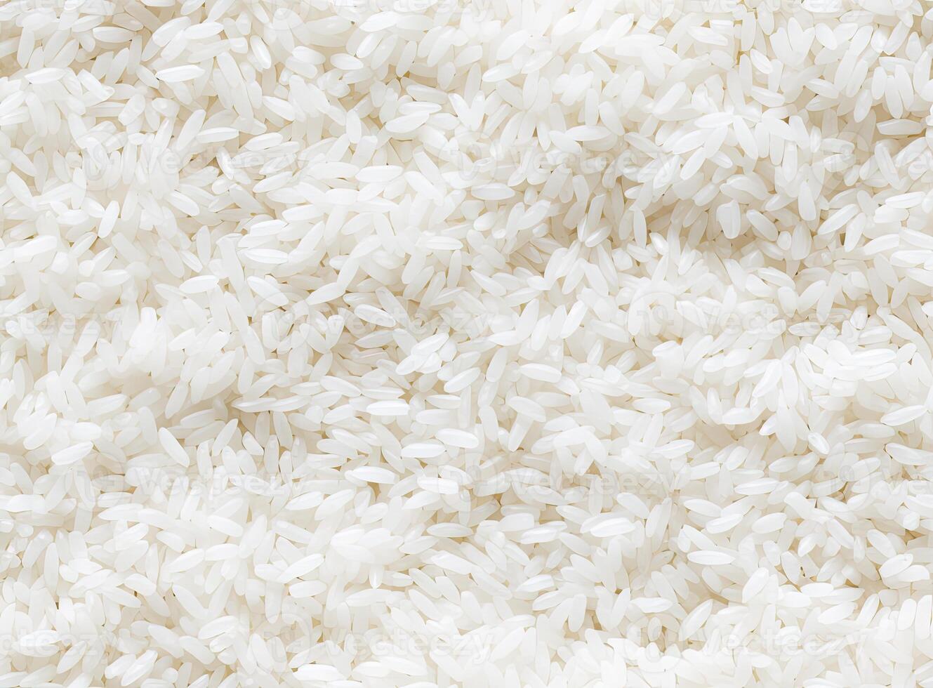 Basmati rice seamless texture created with technology photo