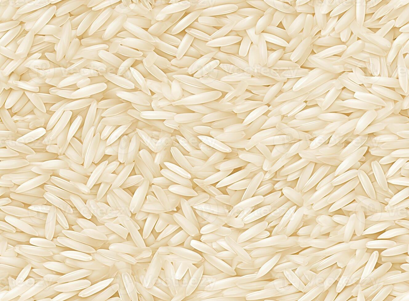 Basmati rice seamless texture created with technology photo