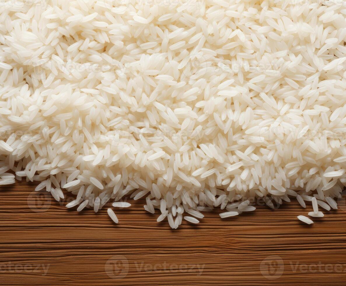Basmati rice created with technology photo
