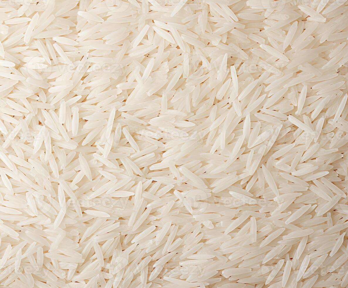 Basmati rice created with technology photo