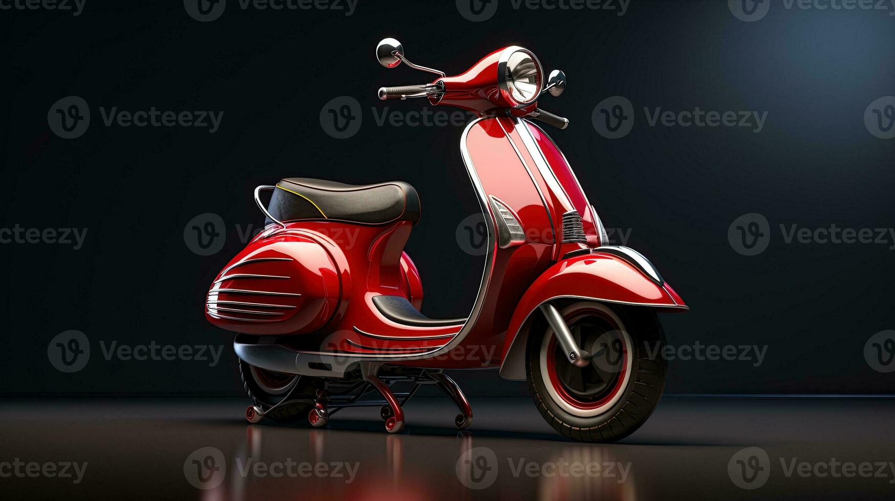 Vespa scooter background, generated by AI photo