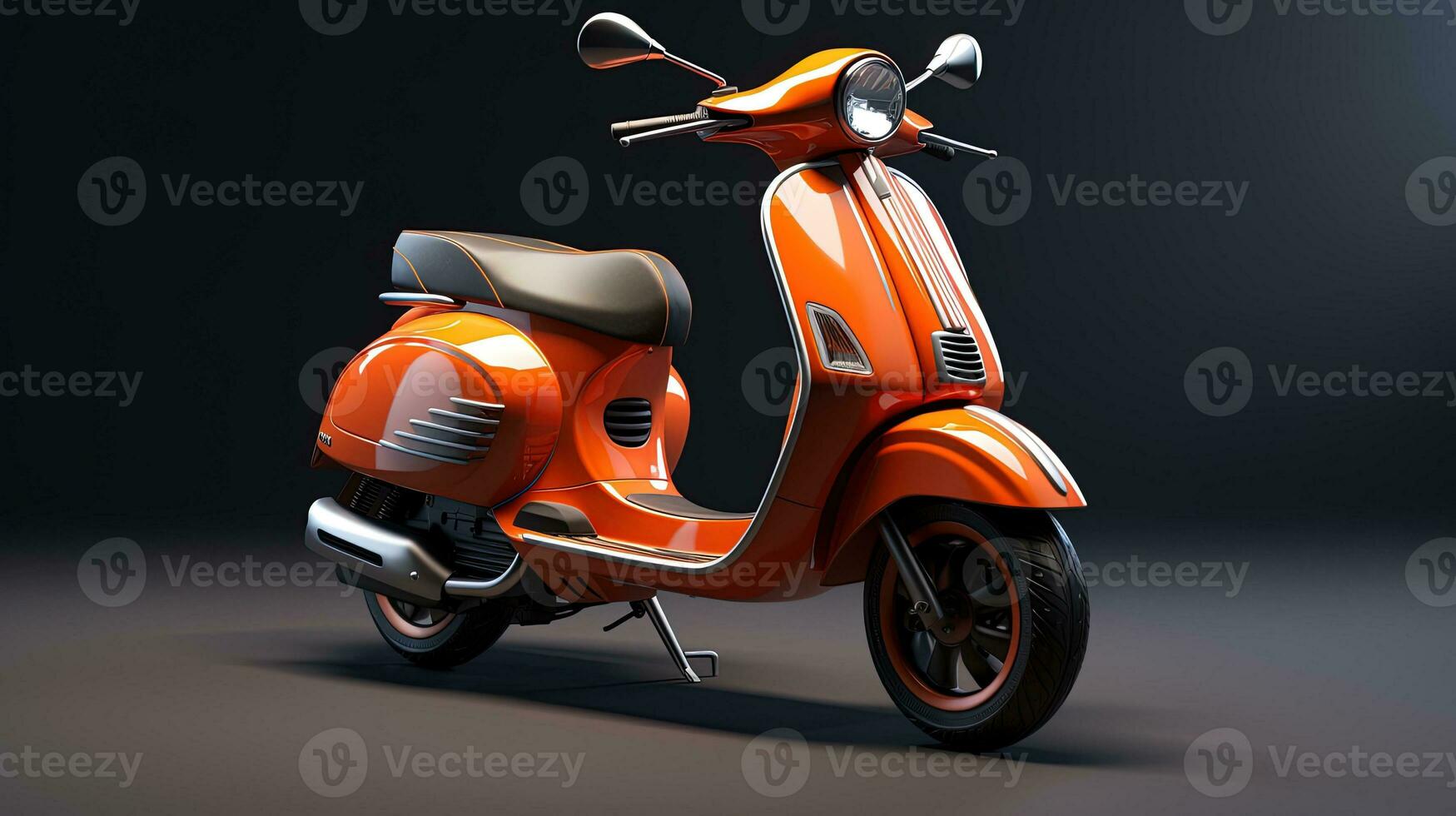 Vespa scooter background, generated by AI photo