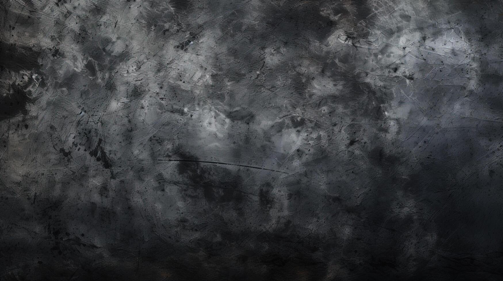 Abstract black grunge pattern background, generated by AI photo