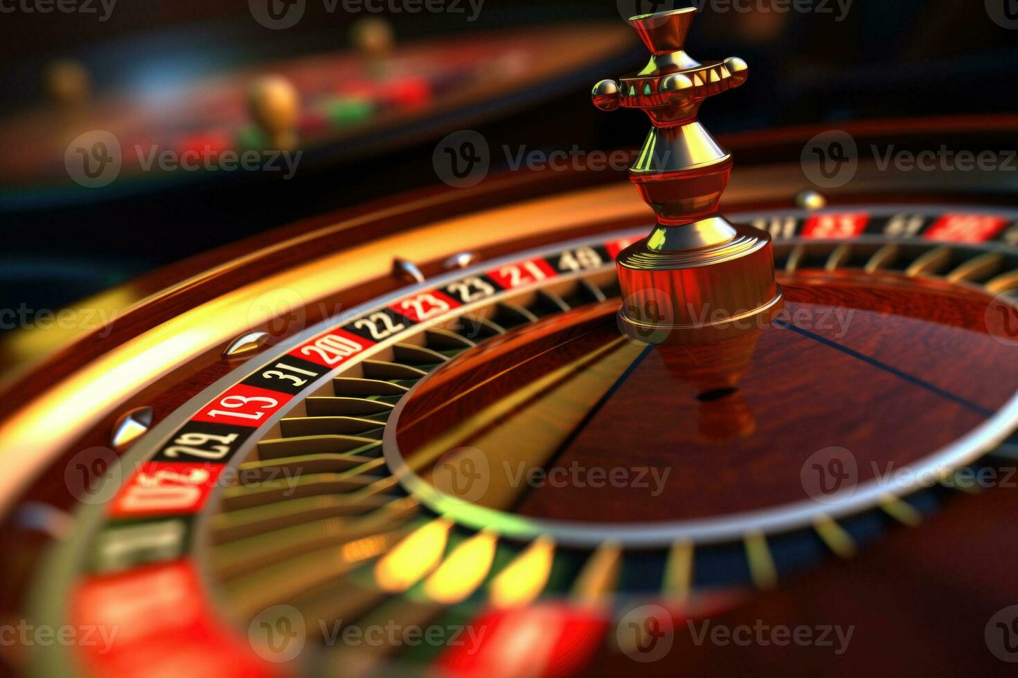 casino ruleta rueda. ruleta mesa cerca arriba a el casino. generativo ai foto