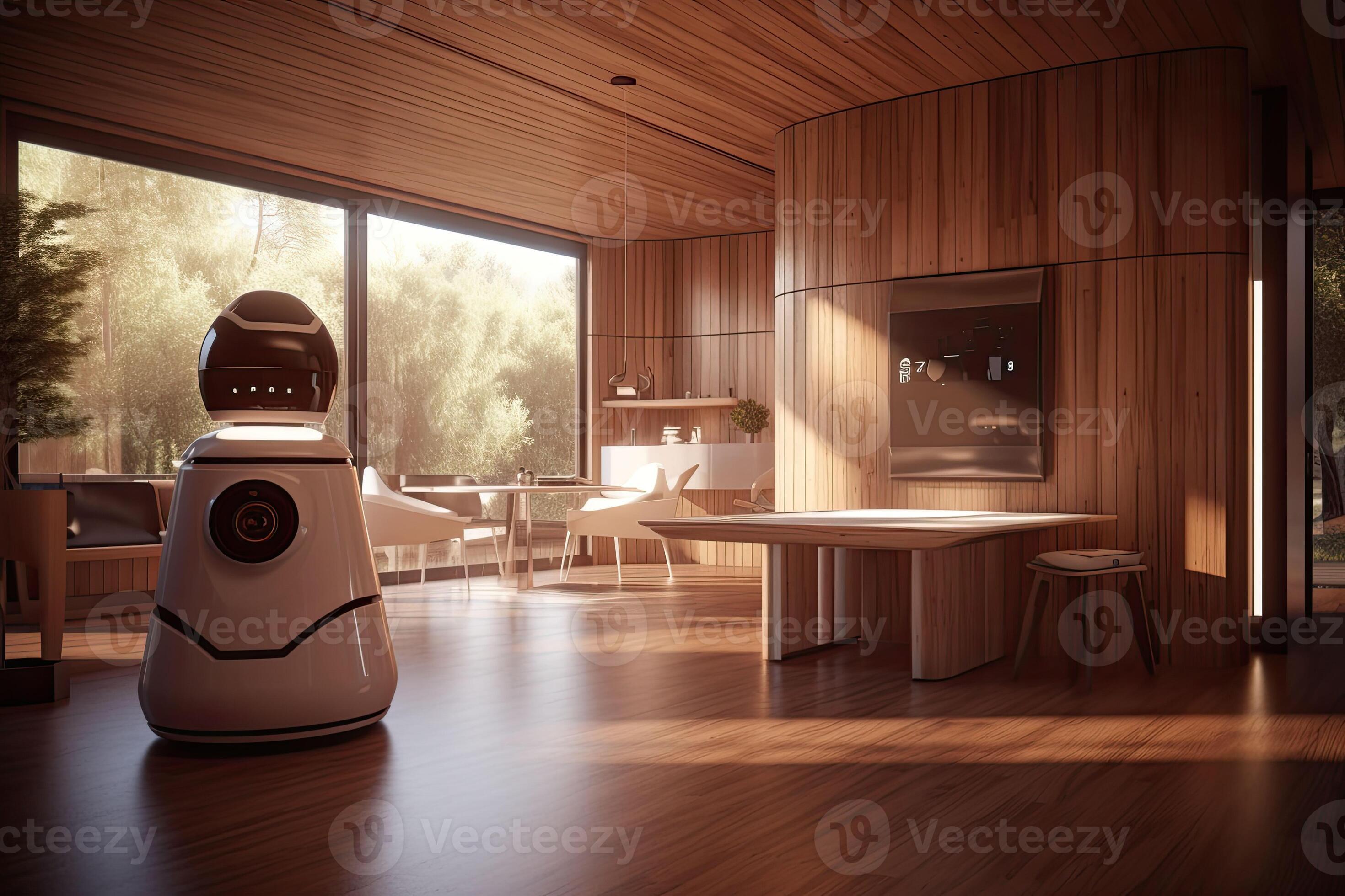Interior design for a fully automated house with robot assistant ...