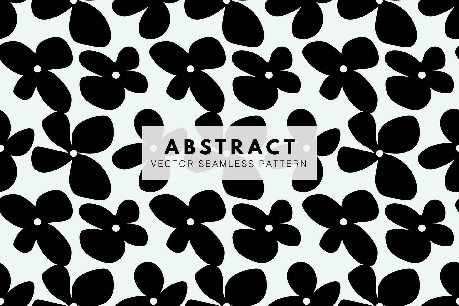 Organic floral abstract simple vector seamless repeat pattern